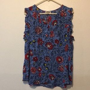 Aftermarket sleeveless LOFT blouse